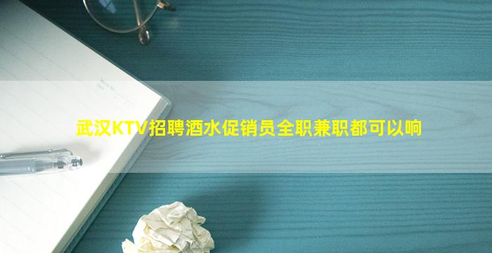 武汉KTV招聘酒水促销员全职兼职都可以响